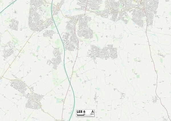Leicester LE8 6 Map