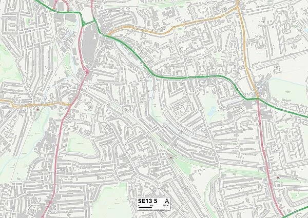 Lewisham SE13 5 Map