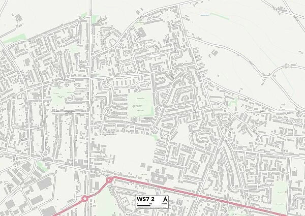 Lichfield WS7 2 Map