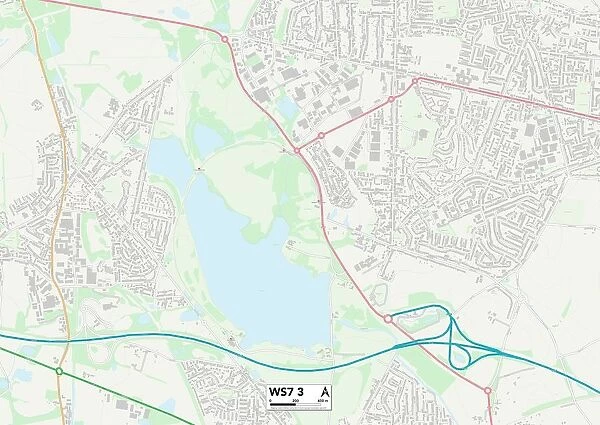 Lichfield WS7 3 Map