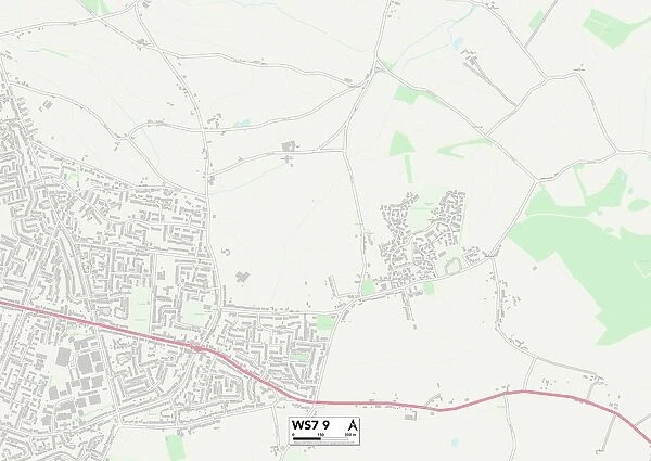 Lichfield WS7 9 Map