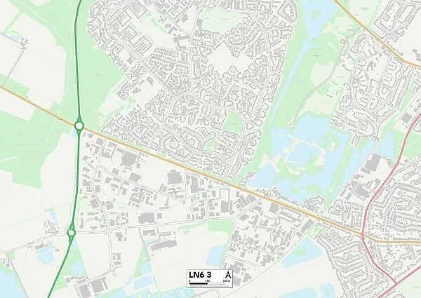 Lincoln LN6 3 Map