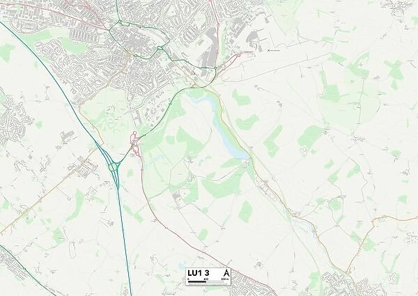 Luton LU1 3 Map