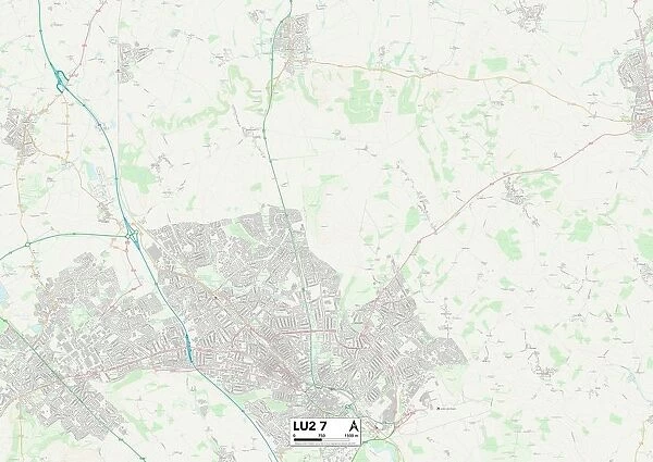 Luton LU2 7 Map
