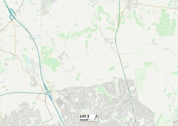 Luton LU3 3 Map