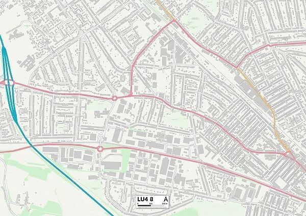 Luton LU4 8 Map