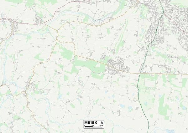 Maidstone ME15 0 Map