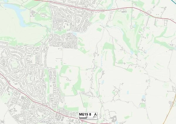 Maidstone ME15 8 Map