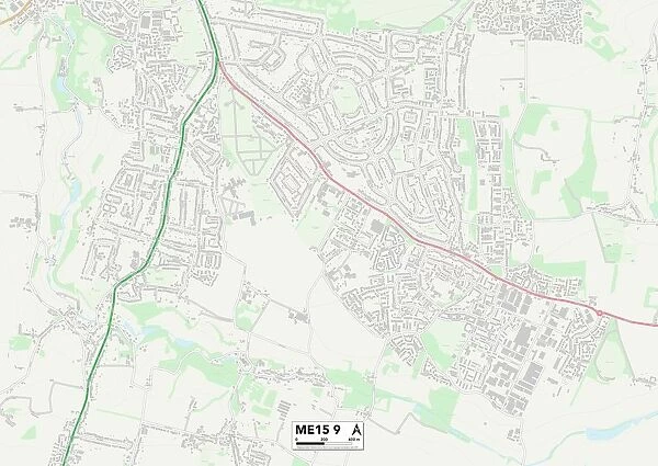 Maidstone ME15 9 Map
