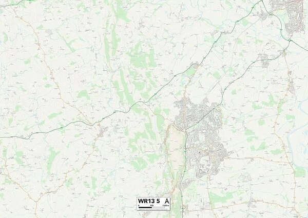 Malvern Hills WR13 5 Map