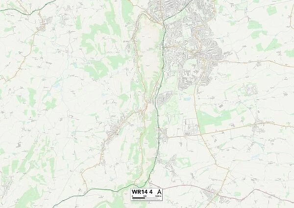 Malvern Hills WR14 4 Map