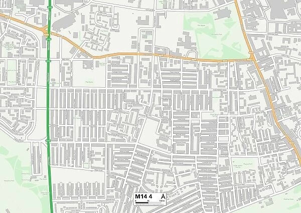 Manchester M14 4 Map