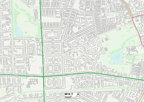 Manchester M14 7 Map