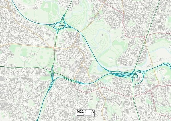 Manchester M22 4 Map