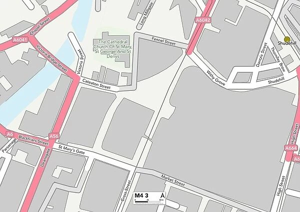 Manchester M4 3 Map