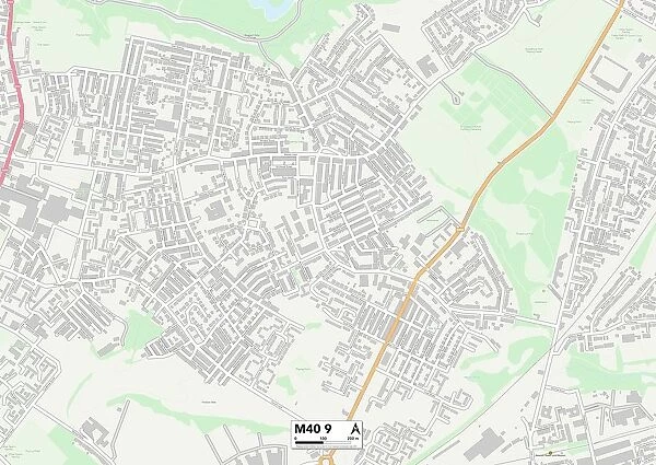 Manchester M40 9 Map