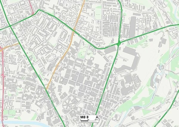 Manchester M8 8 Map