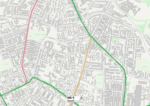 Manchester M8 9 Map