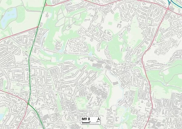 Manchester M9 8 Map