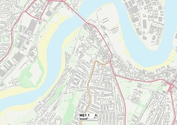 Medway ME1 1 Map