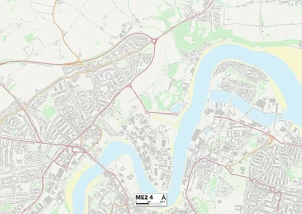 Medway ME2 4 Map