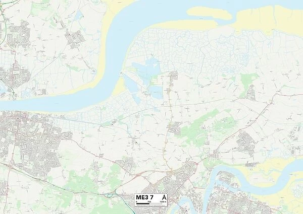 Medway ME3 7 Map