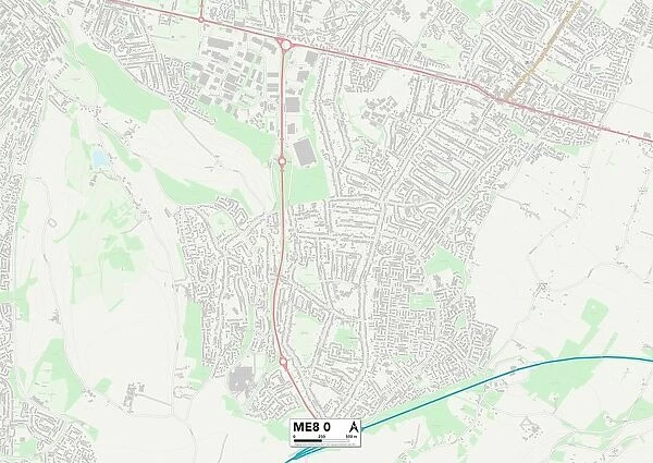 Medway ME8 0 Map