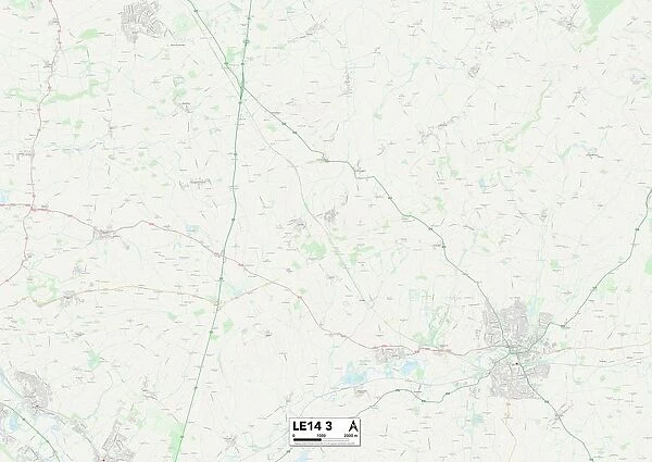 Melton LE14 3 Map