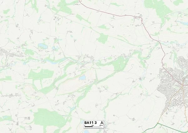 Mendip BA11 3 Map