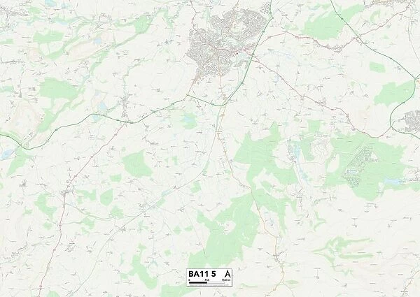 Mendip BA11 5 Map