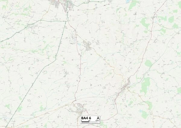 Mendip BA4 6 Map