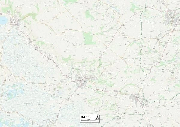 Mendip BA5 3 Map