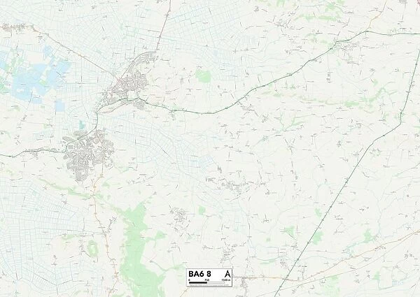 Mendip BA6 8 Map