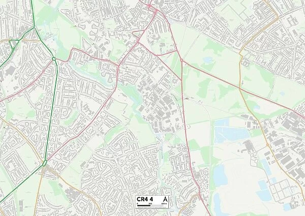 Merton CR4 4 Map