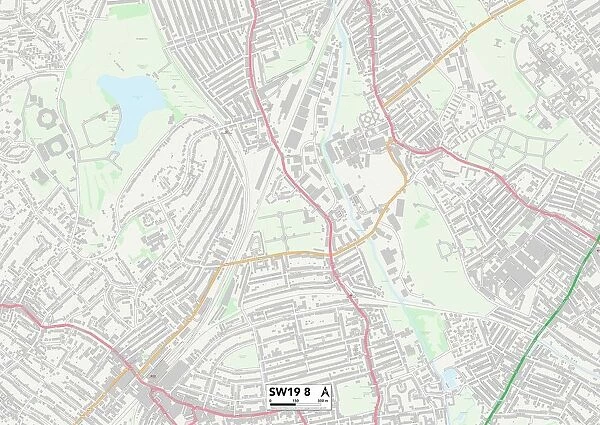 Merton SW19 8 Map
