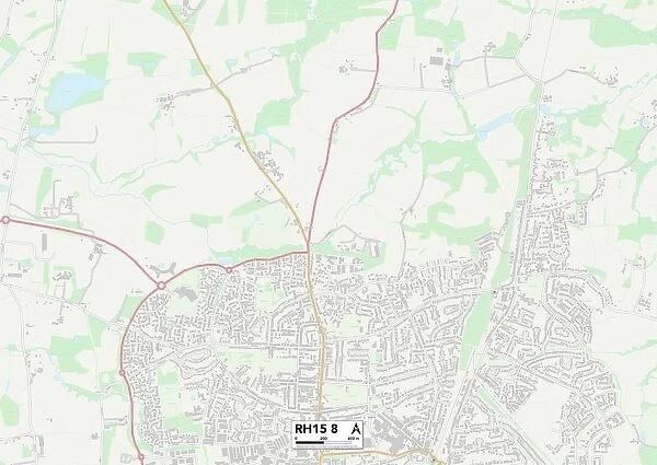 Mid Sussex RH15 8 Map