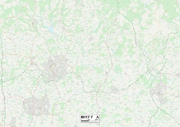 Mid Sussex RH17 7 Map