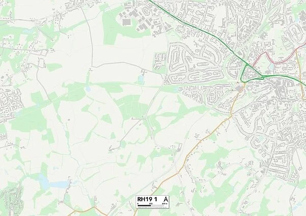 Mid Sussex RH19 1 Map