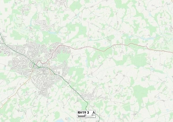 Mid Sussex RH19 3 Map