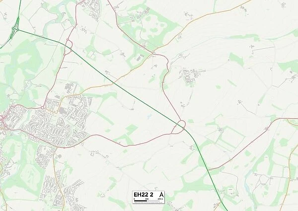 Midlothian EH22 2 Map