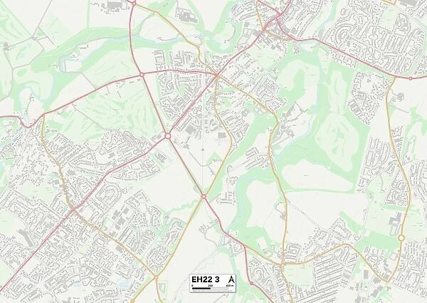Midlothian EH22 3 Map