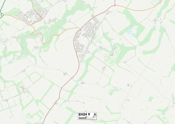 Midlothian EH24 9 Map