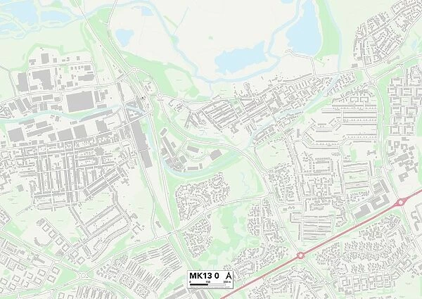 Milton Keynes MK13 0 Map