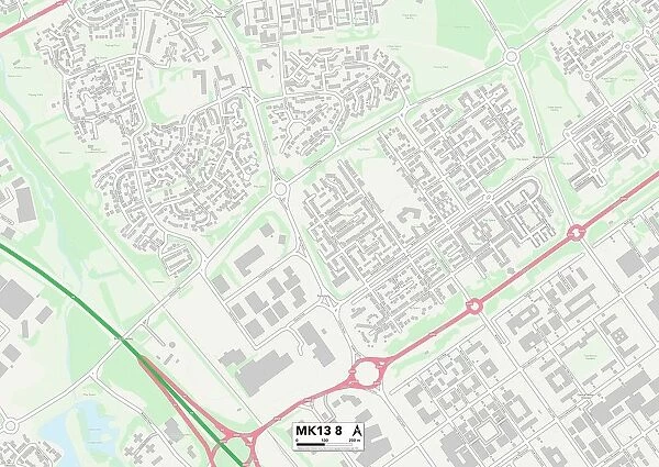 Milton Keynes MK13 8 Map