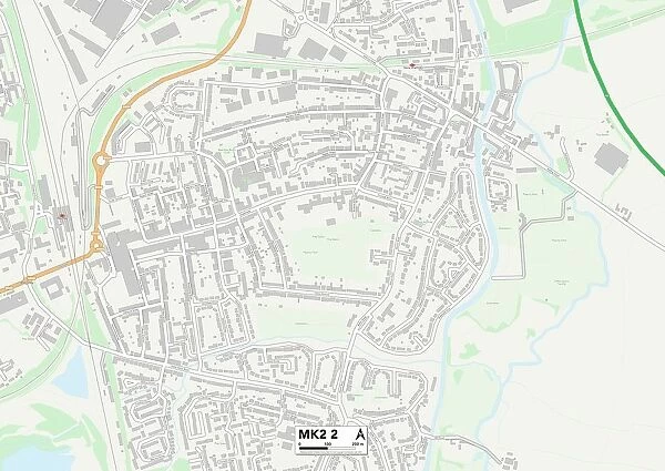 Milton Keynes MK2 2 Map