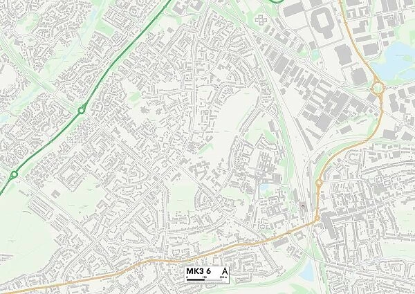 Milton Keynes MK3 6 Map