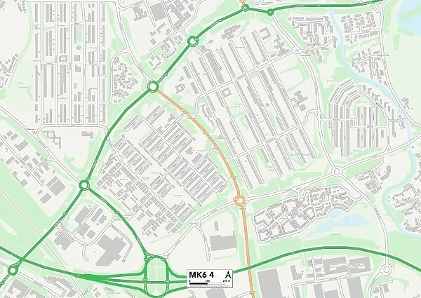 Milton Keynes MK6 4 Map