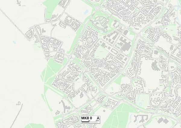 Milton Keynes MK8 0 Map