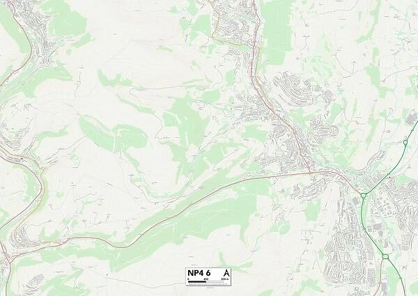 Monmouthshire NP4 6 Map
