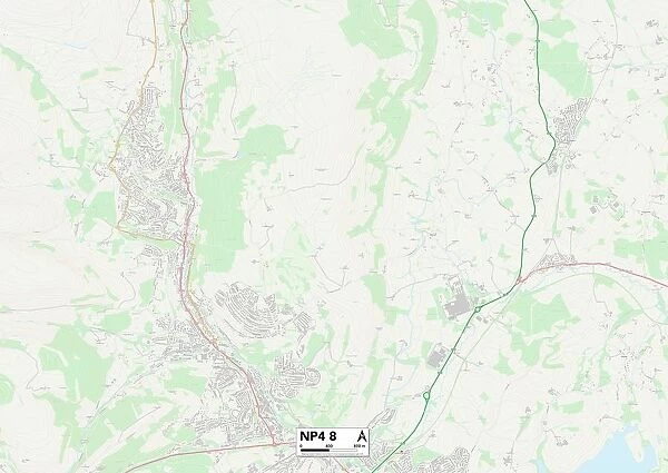 Monmouthshire NP4 8 Map